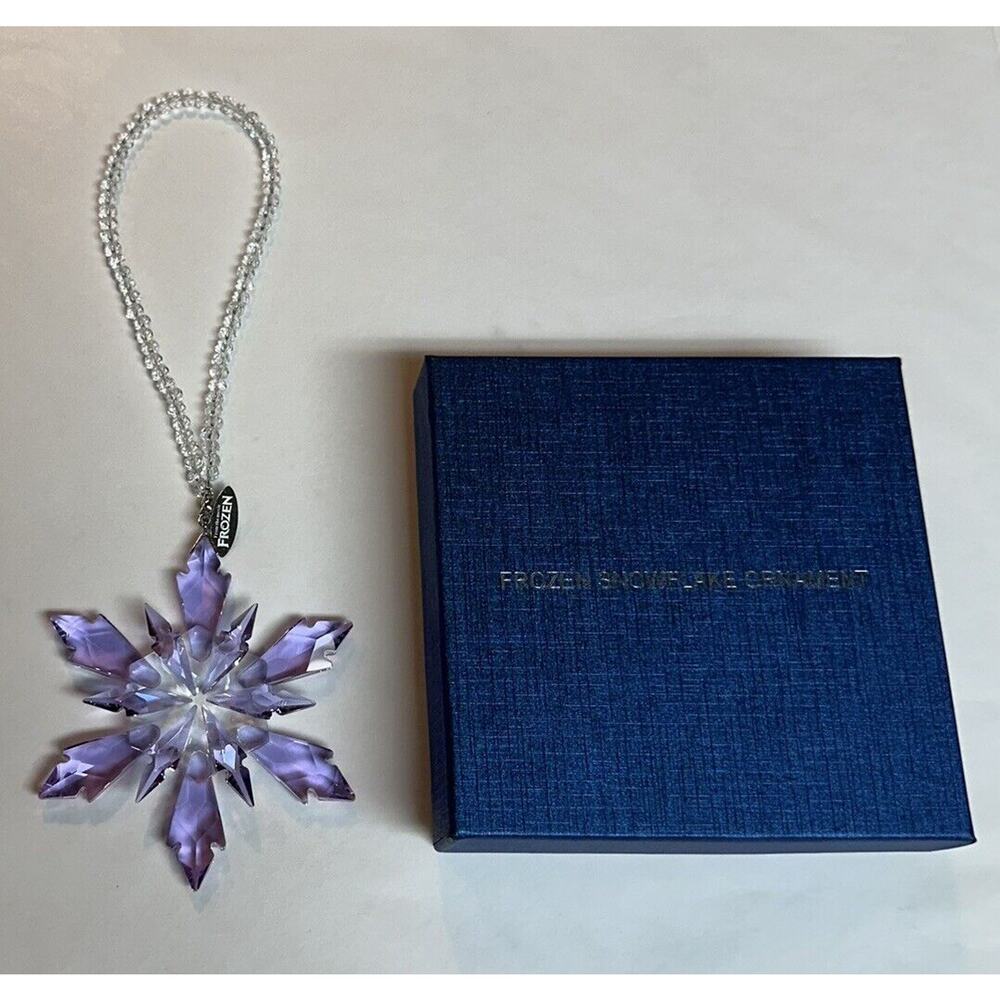 Swarovski Disney Frozen‎ Crystal Snowflake Ornament with Box & Crystal Hanger